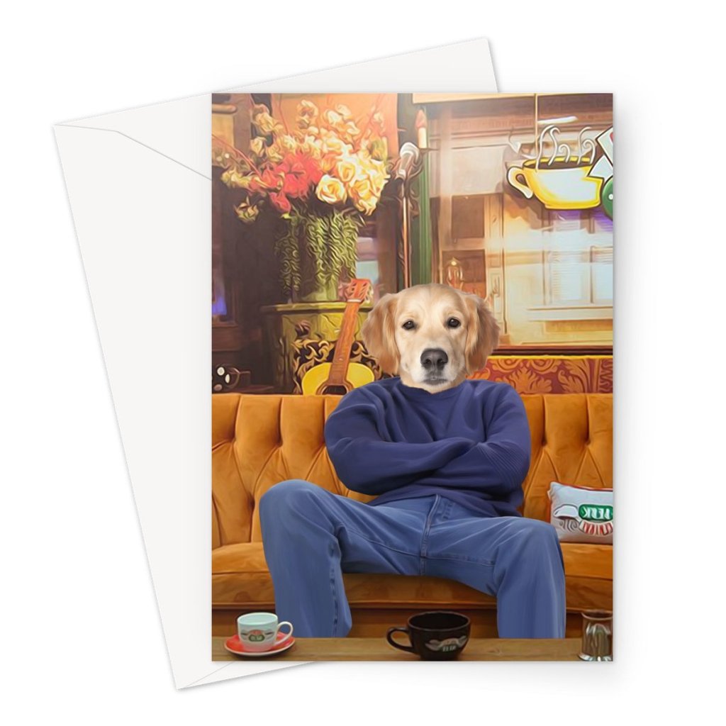 Pet Portraits | The Chandler (Friends Inspired): Custom Pet Greeting Card | Paw & Glory