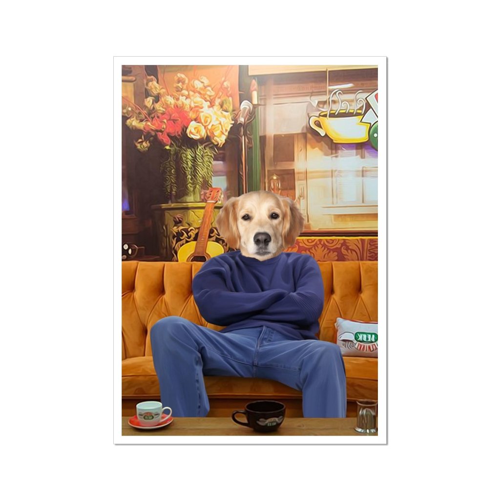 Sarcastic Office Guy Custom Pet Poster | Custom Pet Portrait Print | Paw & Glory