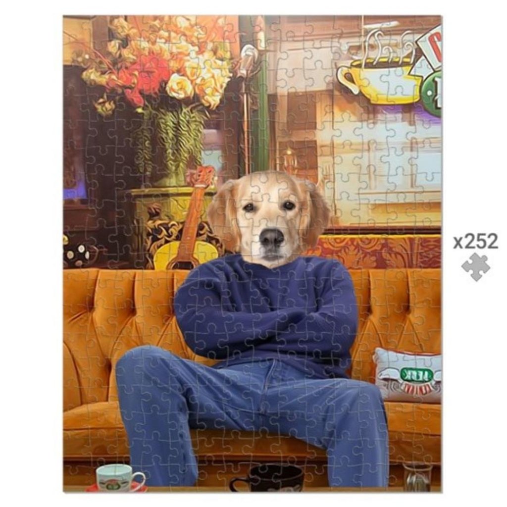 Pet Portraits | The Chandler (Friends Inspired): Custom Pet Puzzle | Paw & Glory