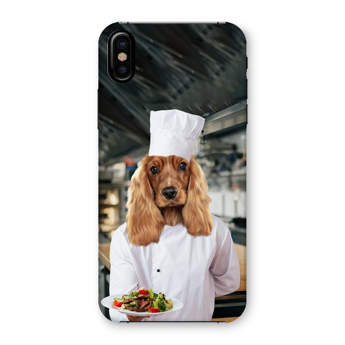 The Chef: Custom Pet Phone Case - Paw & Glory - Dog Portraits - Pet Portraits
