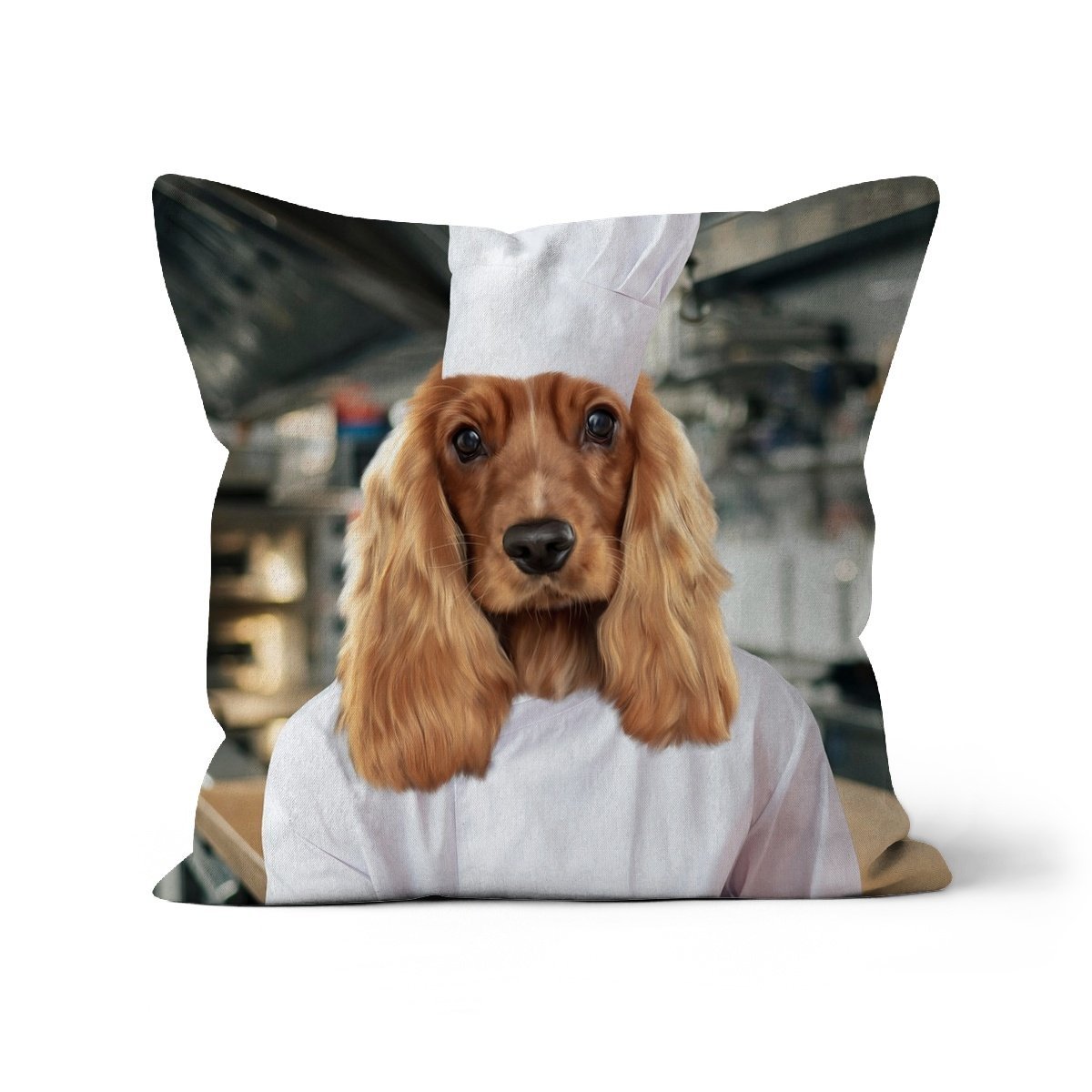 Pet Portraits | The Chef: Custom Pet Pillow | Paw & Glory