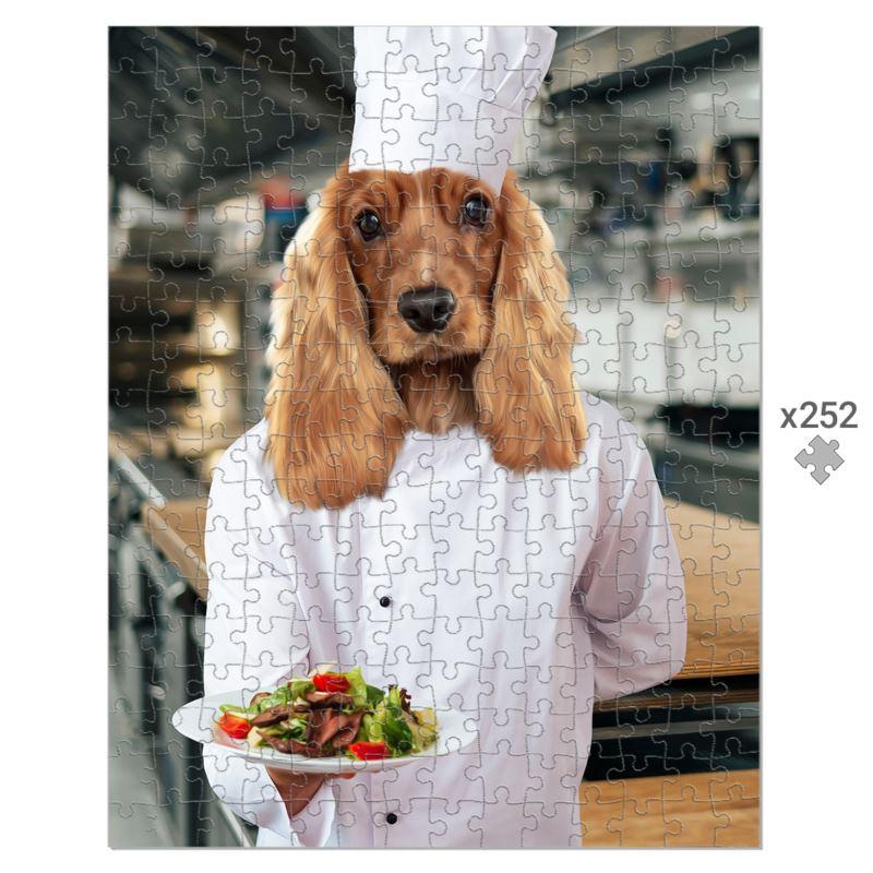 Pet Portraits | The Chef: Custom Pet Puzzle | Paw & Glory