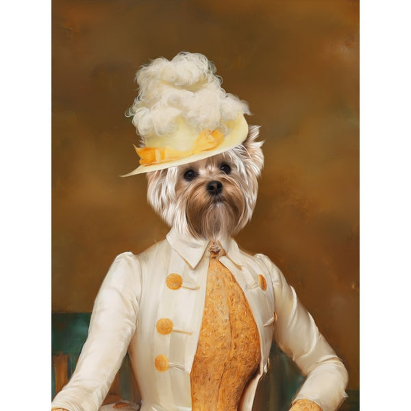 The Cherry Picker: Custom Digital Download Pet Portrait | royal pet portrait | Paw & Glory