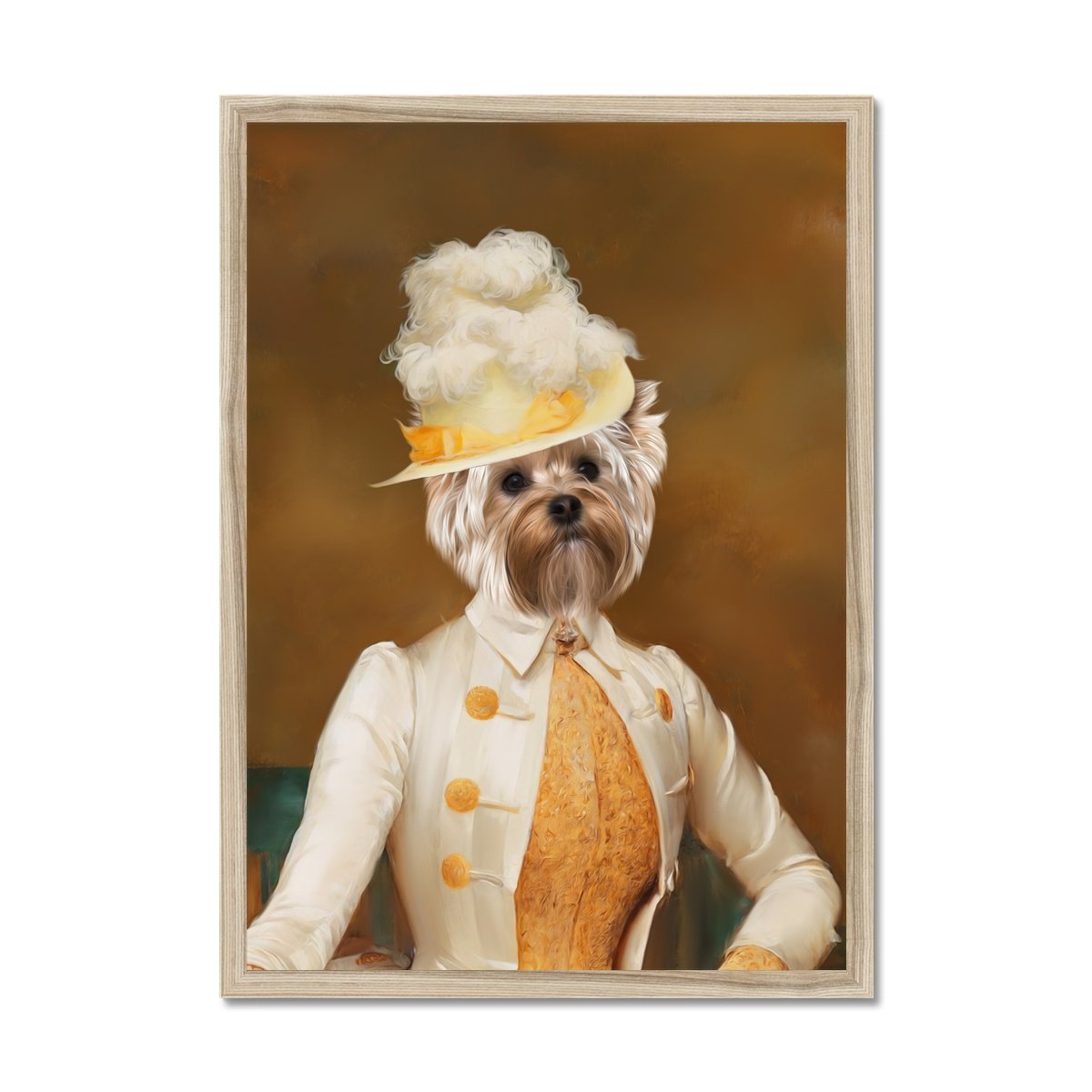 The Cherry Picker: Custom Pet Portrait - Paw & Glory - Dog Portraits - Pet Portraits