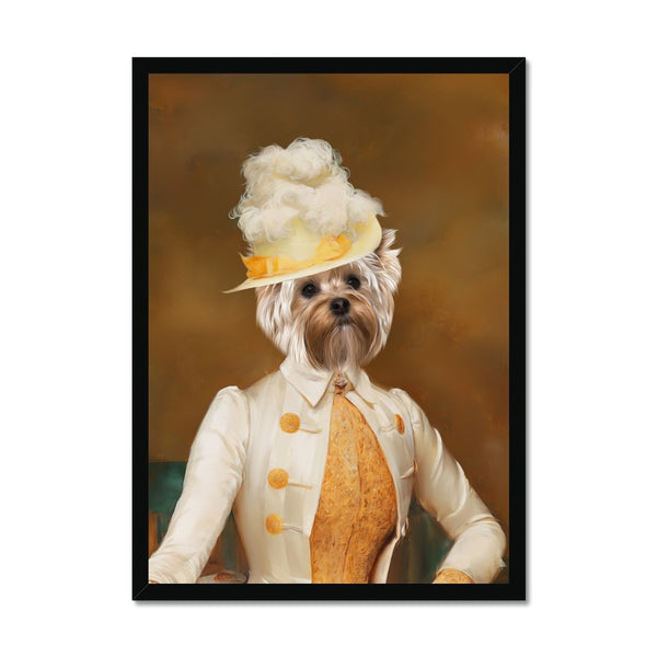 The Cherry Picker: Custom Pet Portrait | framed pet portrait | Paw & Glory
