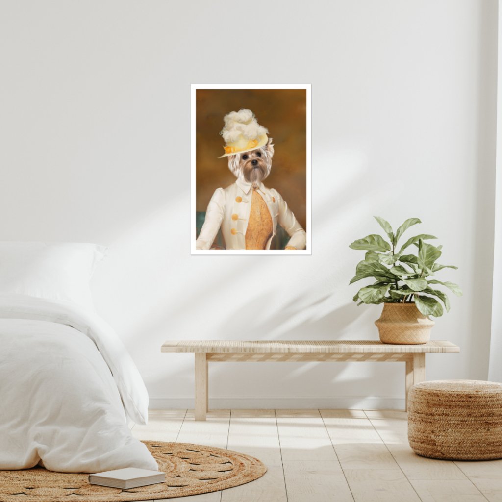 Pet Portraits | The Cherry Picker: Custom Pet Poster | Paw & Glory