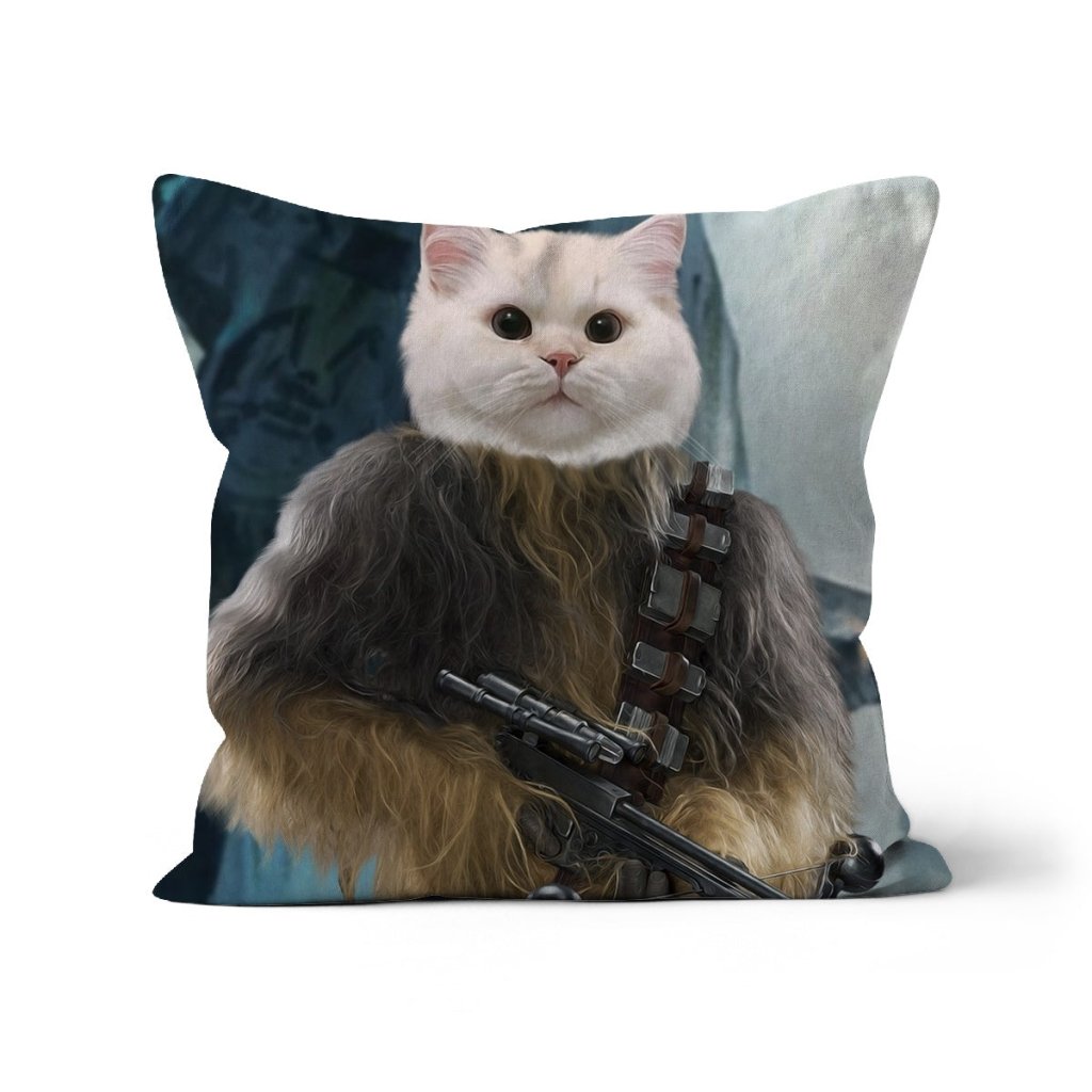 Pet Portraits | The Chewbacca (Star Wars Inspired): Custom Pet Pillow | Paw & Glory