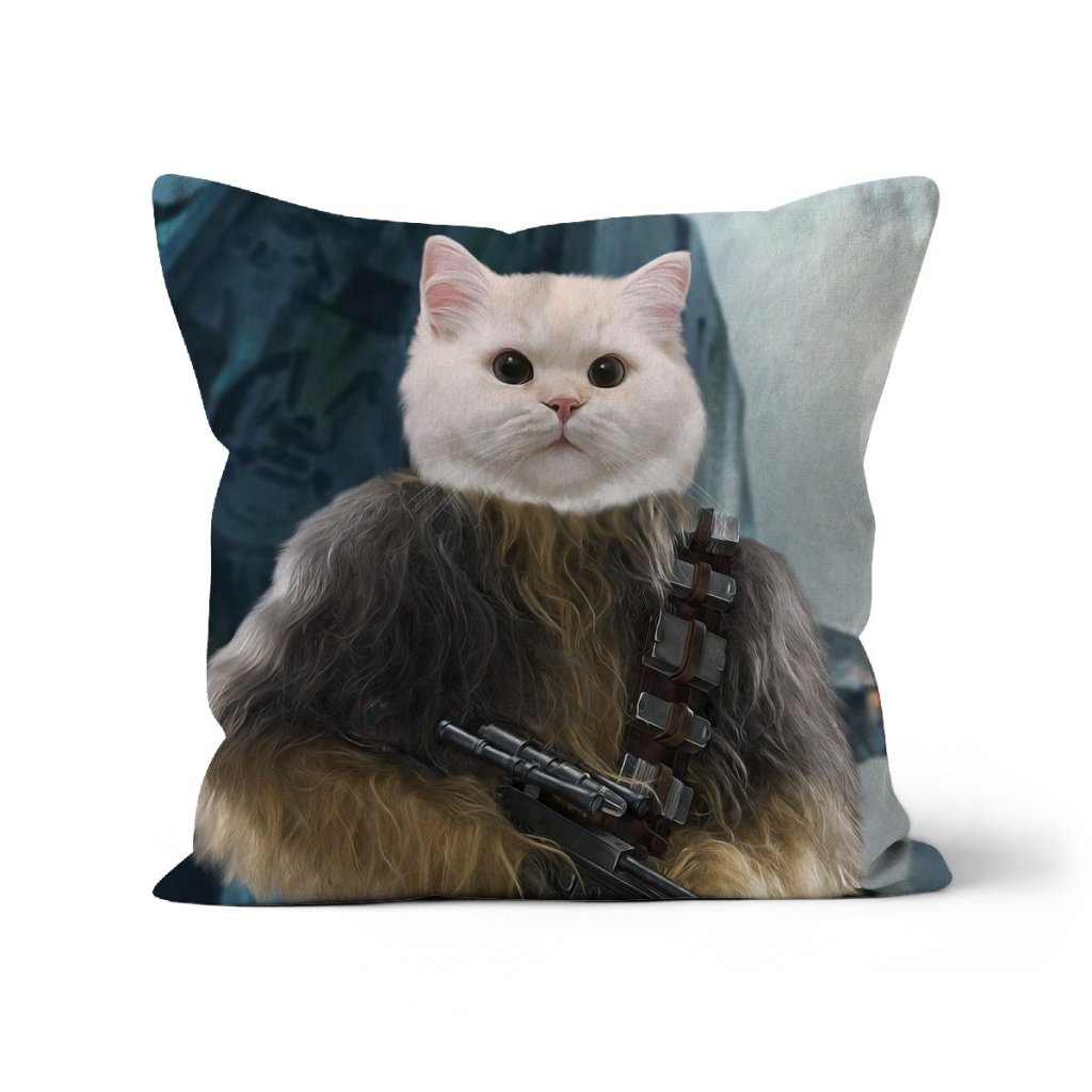 Pet Portraits | The Chewbacca (Star Wars Inspired): Custom Pet Pillow | Paw & Glory