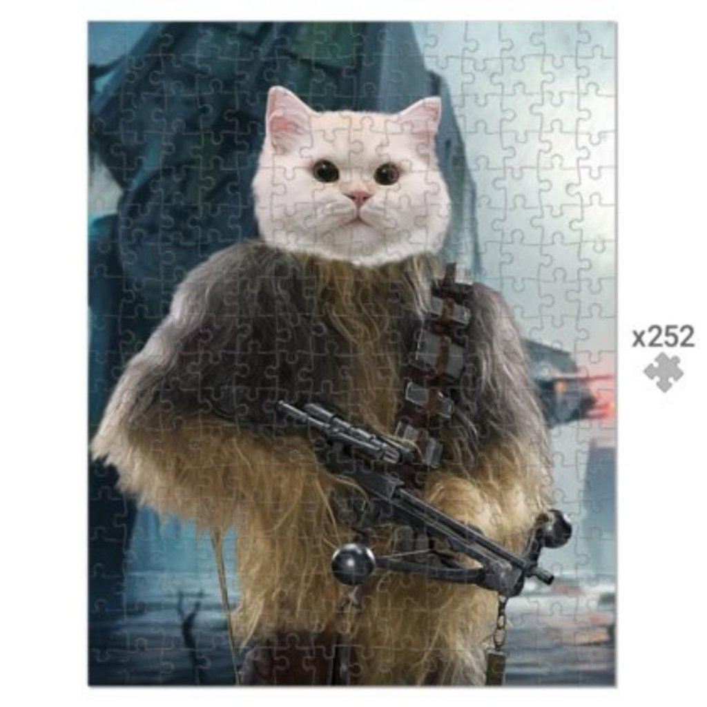 Pet Portraits | The Chewbacca (Star Wars Inspired): Custom Pet Puzzle | Paw & Glory