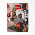The Christmas Family: Custom 3 Pet Blanket