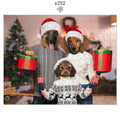 The Christmas Family: Custom 3 Pet Puzzle
