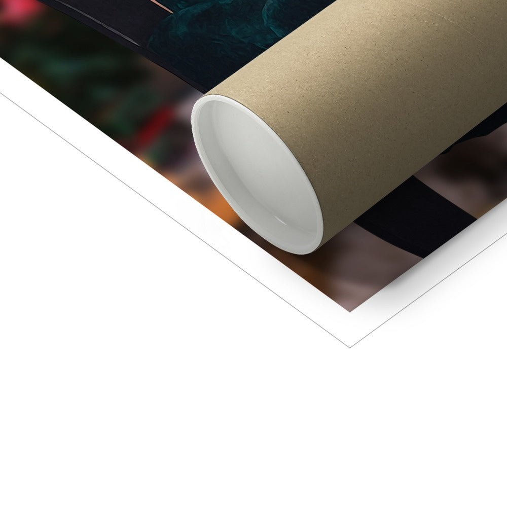 Pet Portraits | The Christmas Family: Custom 4 Pet Poster | Paw & Glory