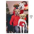 The Christmas Family: Custom 4 Pet Puzzle