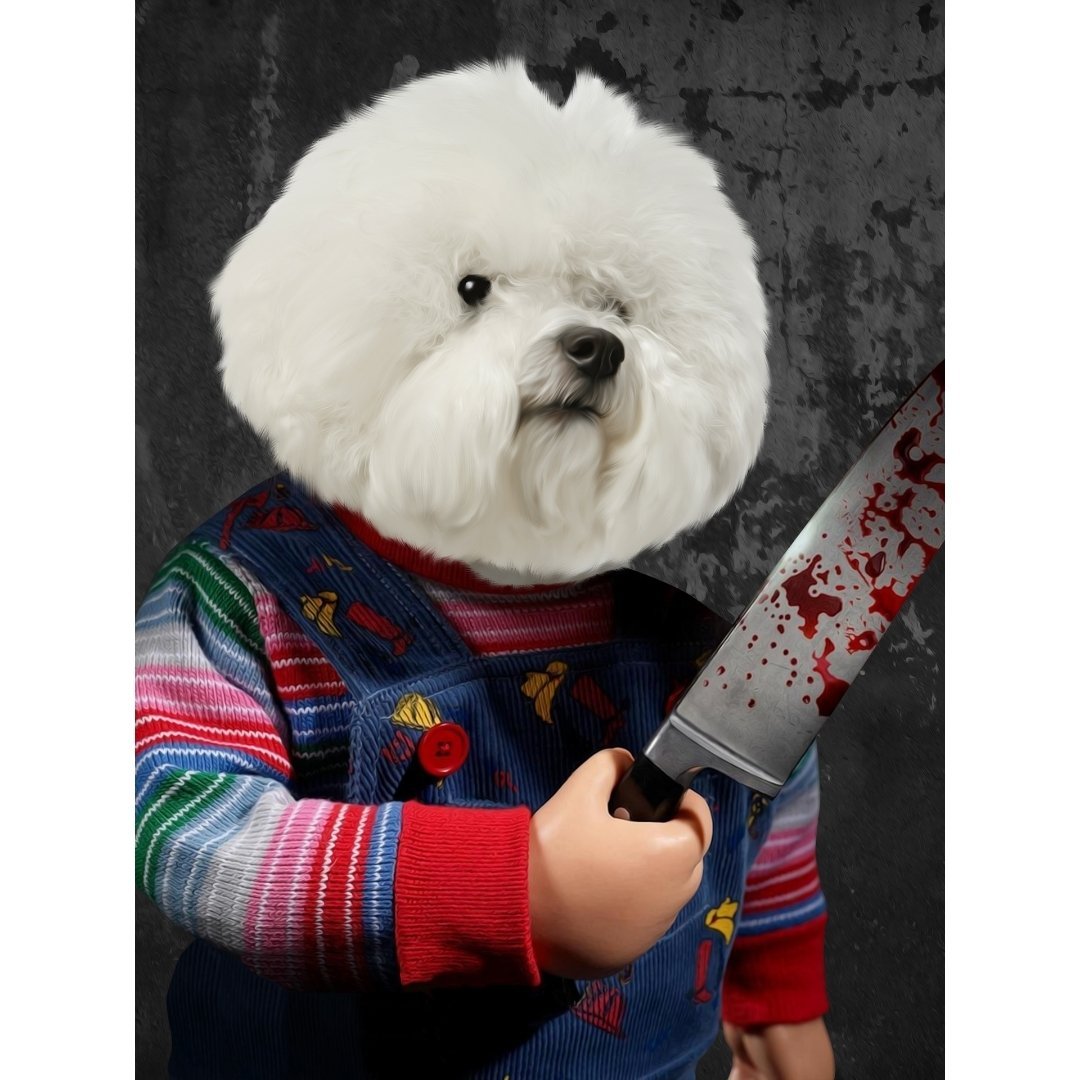 Pet Portraits | The Chuckie: Custom Digital Download Pet Portrait | Paw & Glory