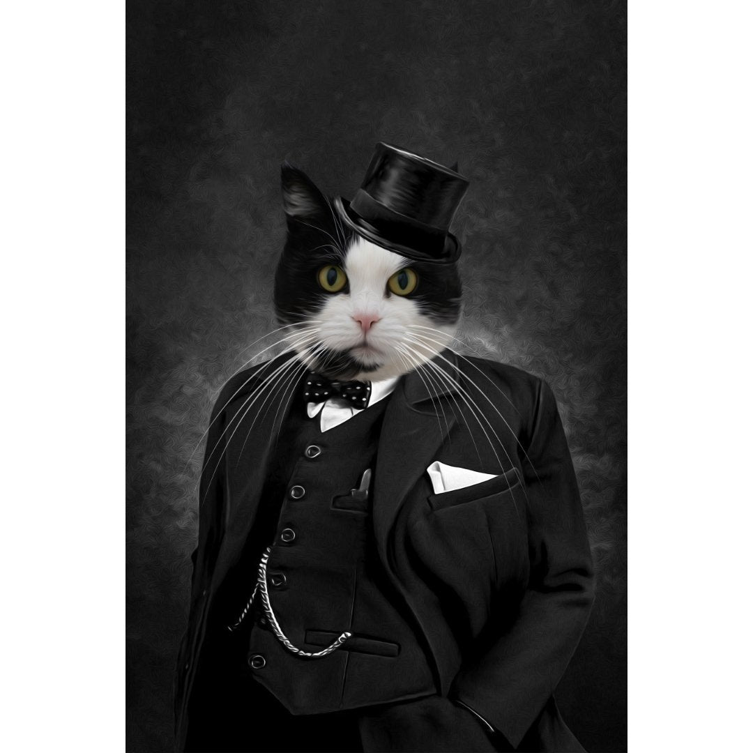 Pet Portraits | The Churchill: Custom Digital Download Pet Portrait | Paw & Glory