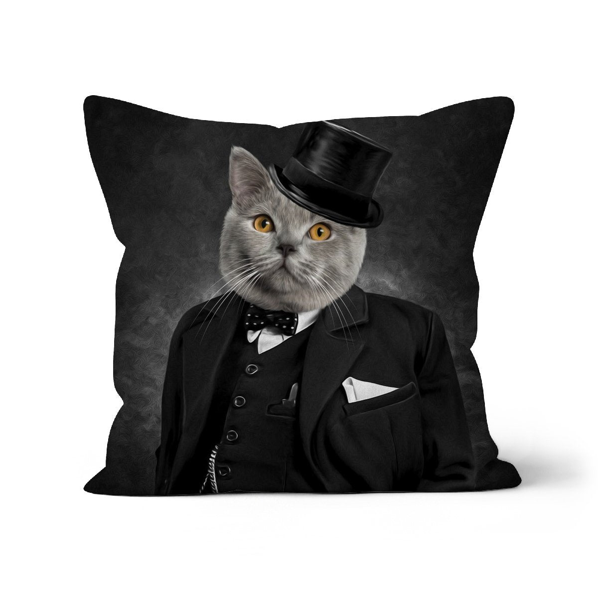 The Churchill: Custom Pet Pillow - Paw & Glory - Dog Portraits - Pet Portraits