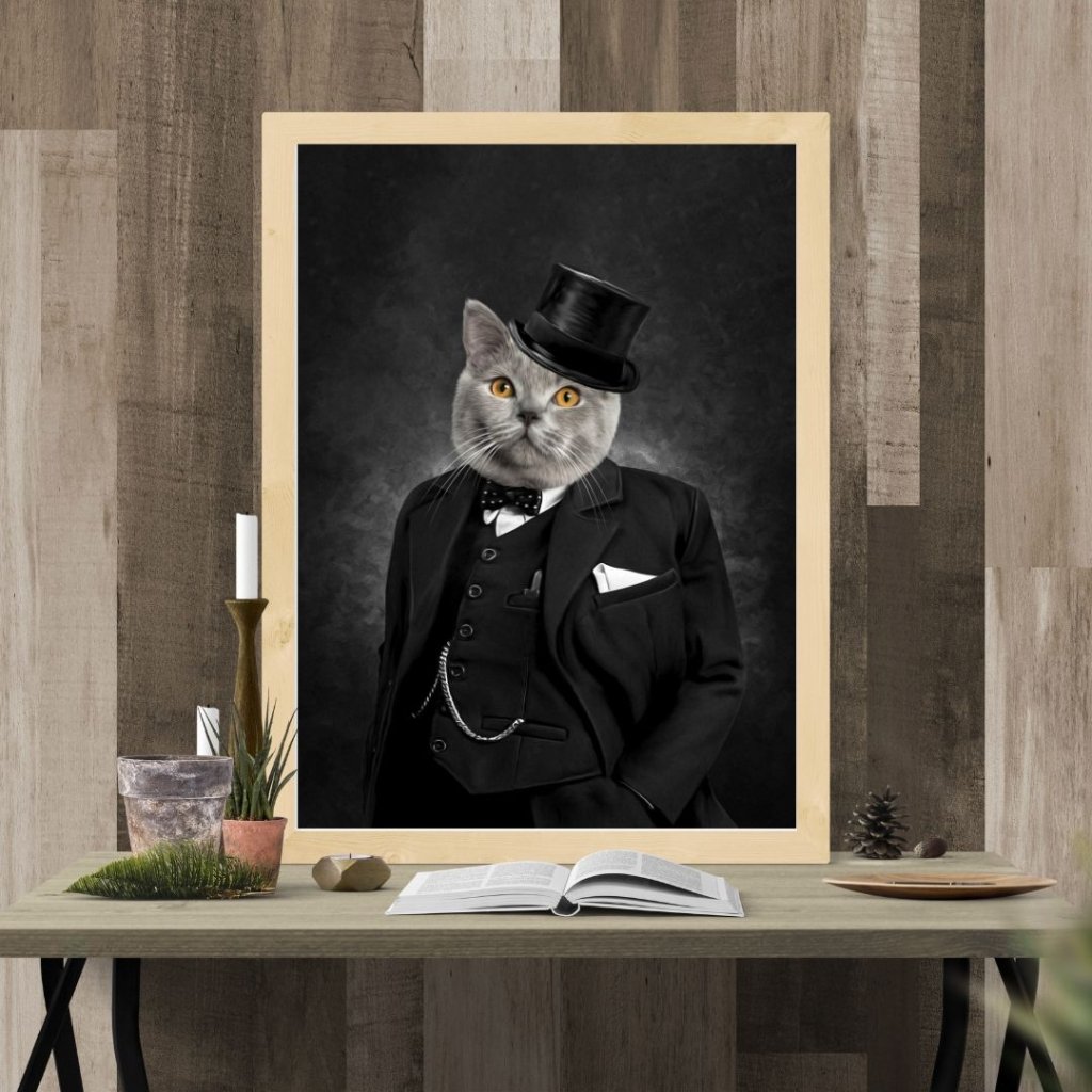 Pet Portraits | The Churchill: Custom Pet Portrait | Paw & Glory