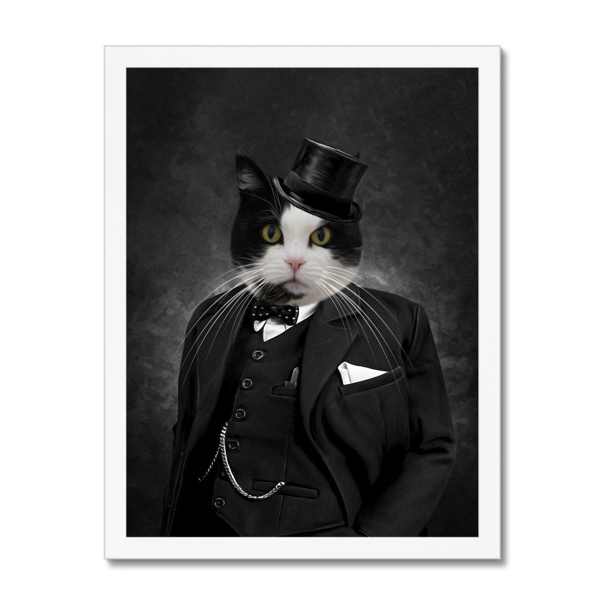The Churchill: Custom Pet Portrait - Paw & Glory - Dog Portraits - Pet Portraits