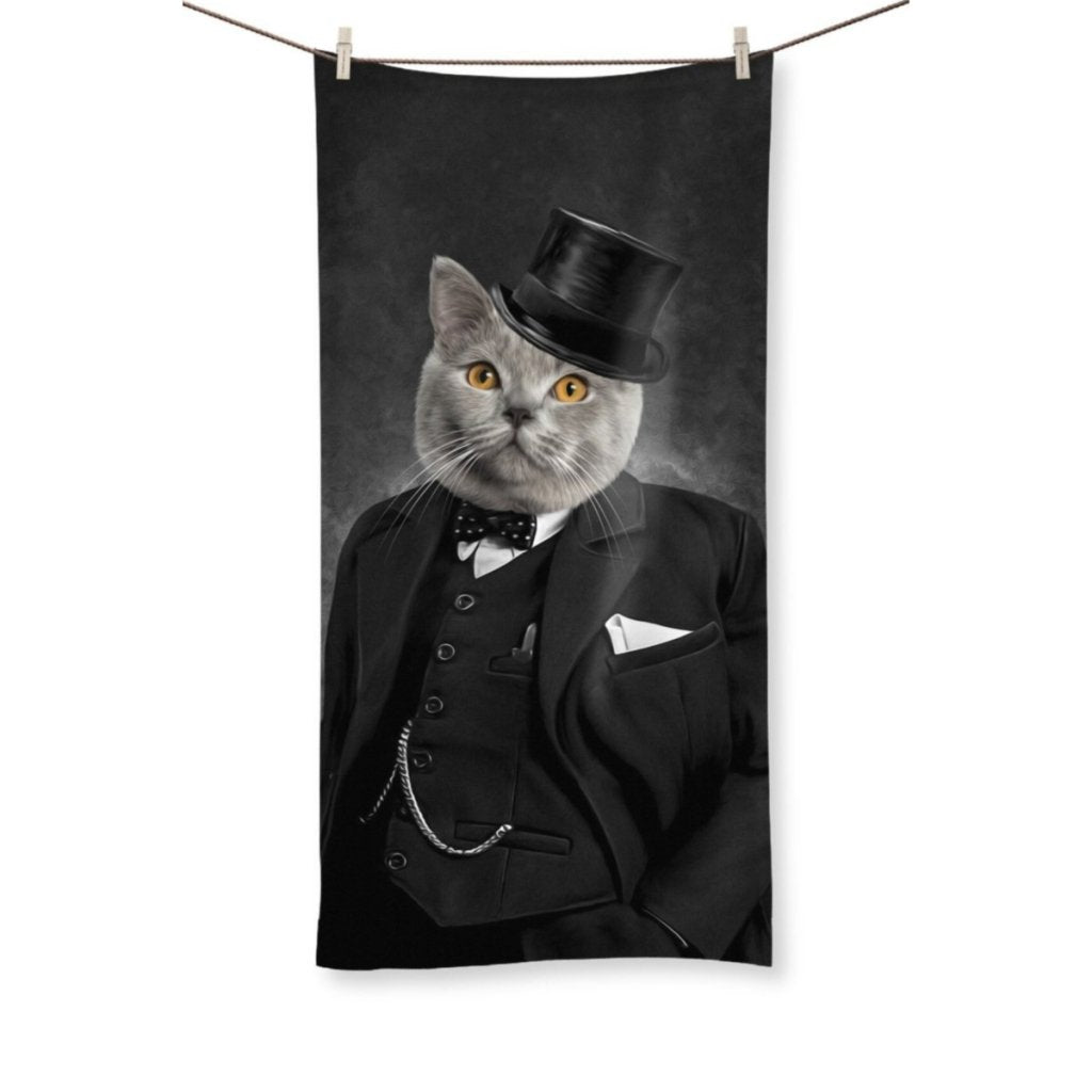 Pet Portraits | The Churchill: Custom Pet Towel | Paw & Glory