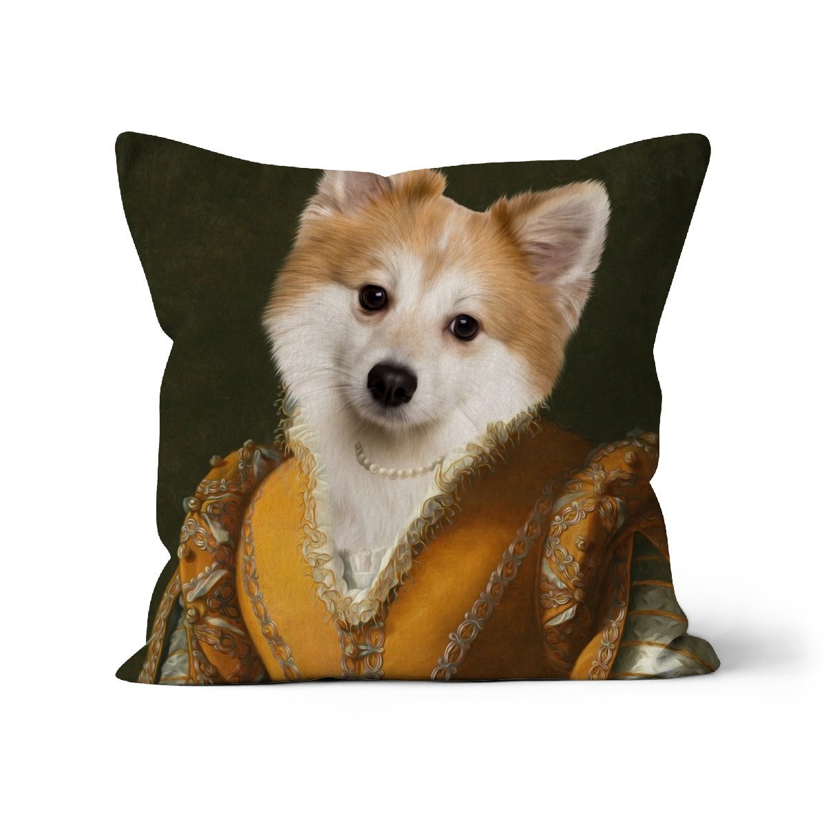 Pet Portraits | The Classy Lady: Custom Pet Pillow | Paw & Glory