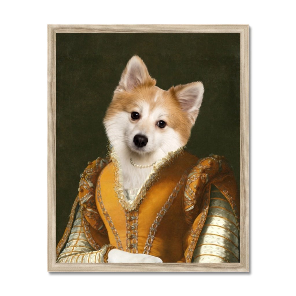 Pet Portraits | The Classy Lady: Custom Pet Portrait | Paw & Glory