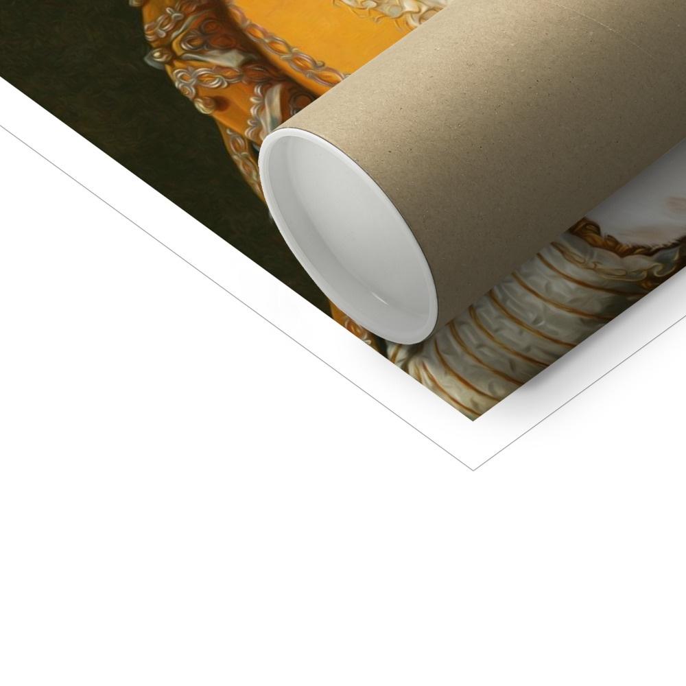 Pet Portraits | The Classy Lady: Custom Pet Poster | Paw & Glory