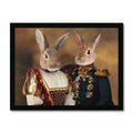 The Classy Pair: Animal Art Framed Portrait