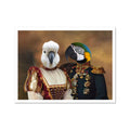 The Classy Pair: Animal Art Poster