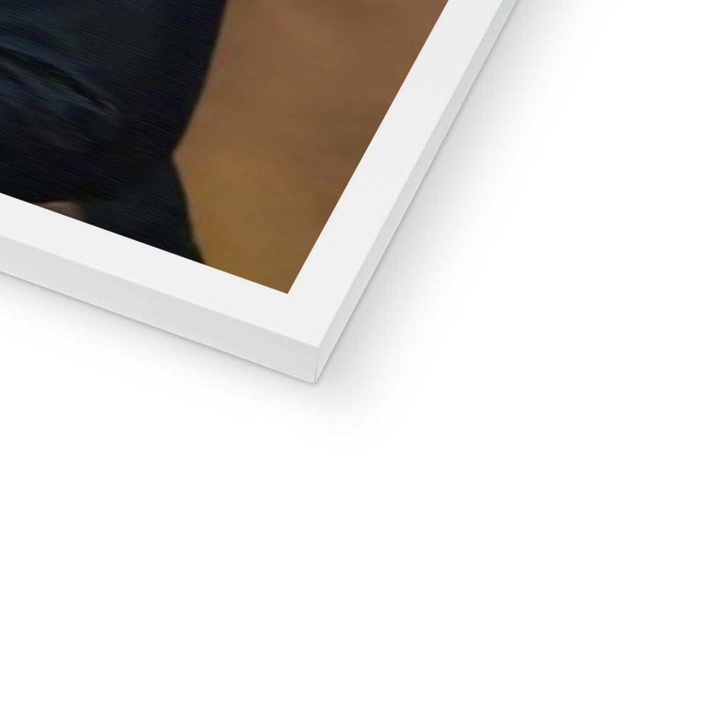 Pet Portraits | The Classy Pair: Custom Pet & Owner Portrait | Paw & Glory