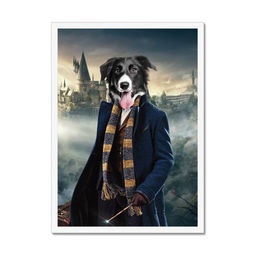 Pet Portraits | The Clever Wizard (Harry Potter Inspired): Custom Pet Portrait | Paw & Glory