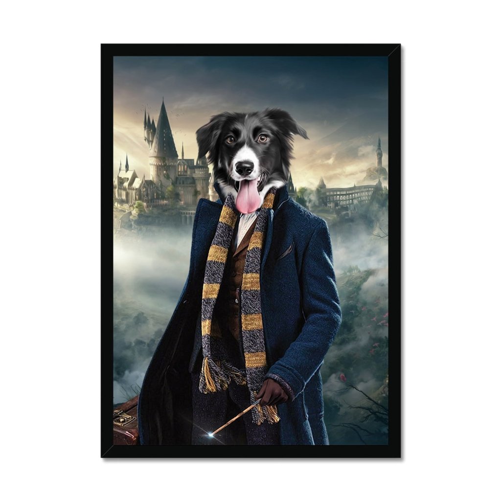 Pet Portraits | The Clever Wizard (Harry Potter Inspired): Custom Pet Portrait | Paw & Glory