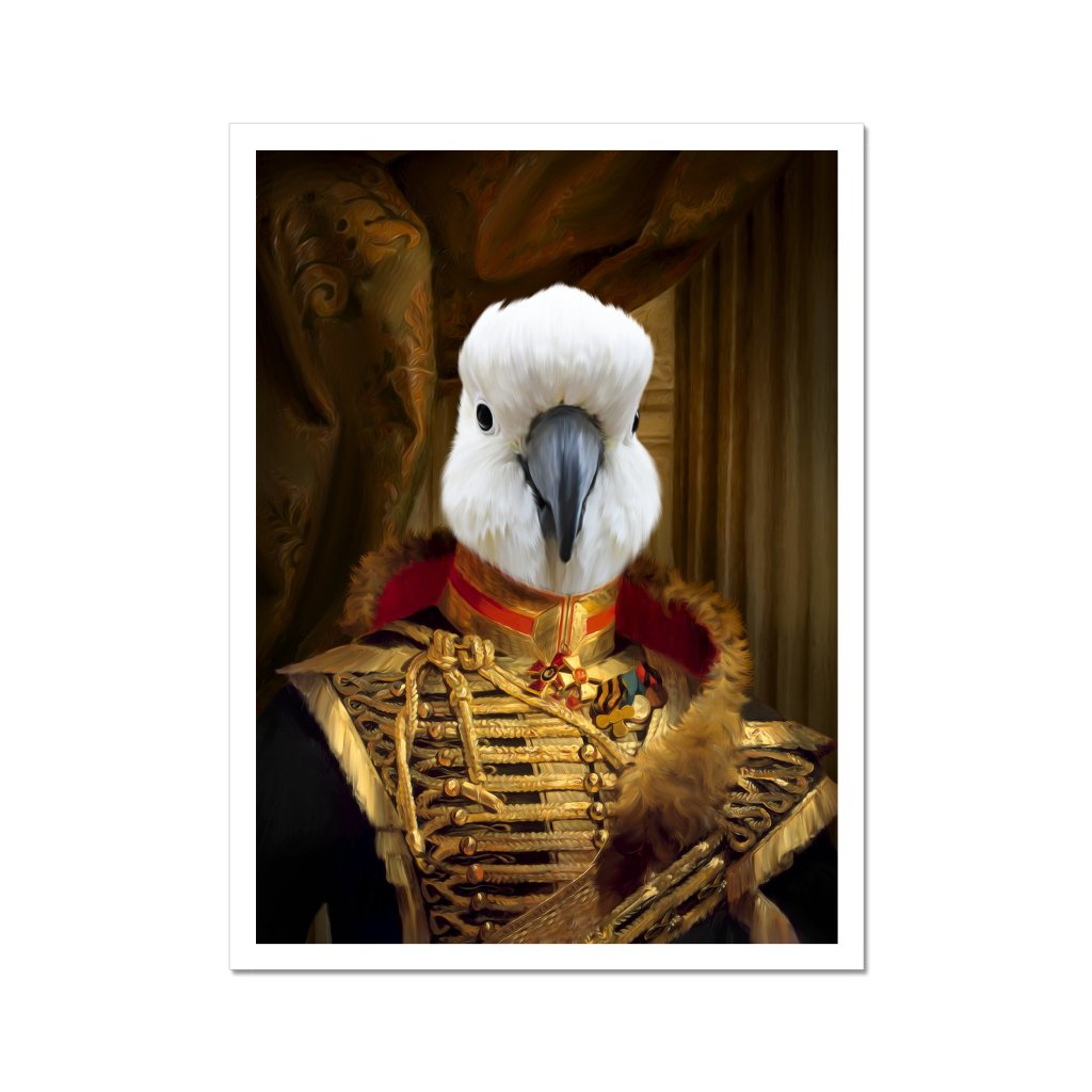 Pet Portraits | The Colonel: Animal Art Poster | Paw & Glory