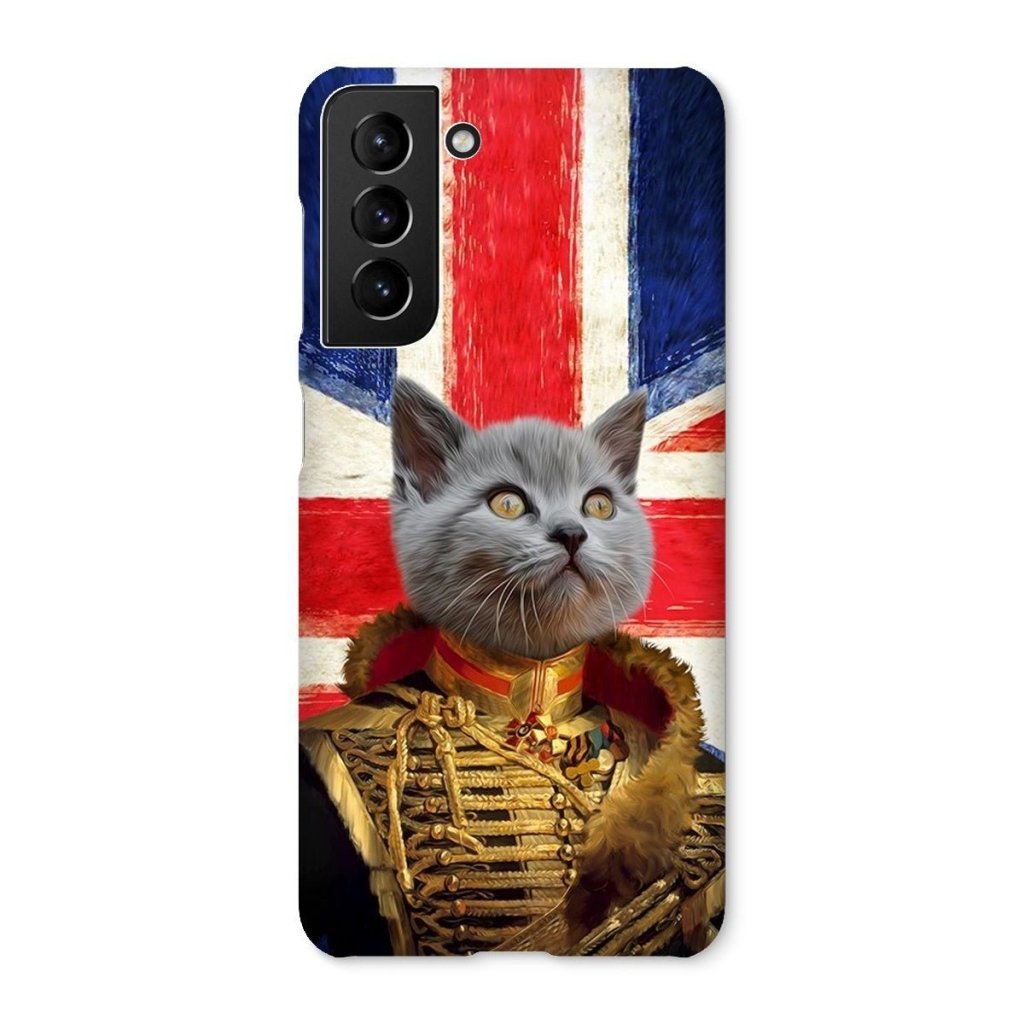 Pet Portraits | The Colonel British Flag Edition: Custom Pet Phone Case | Paw & Glory
