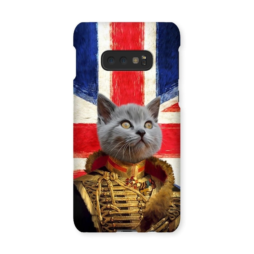 Pet Portraits | The Colonel British Flag Edition: Custom Pet Phone Case | Paw & Glory