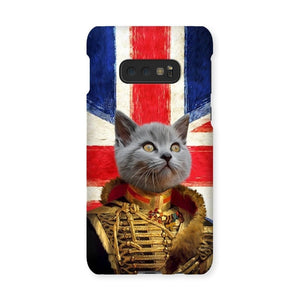 The Colonel British Flag Edition: Custom Pet Phone Case - Paw & Glory - Dog Portraits - Pet Portraits