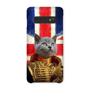 The Colonel British Flag Edition: Custom Pet Phone Case - Paw & Glory - Dog Portraits - Pet Portraits