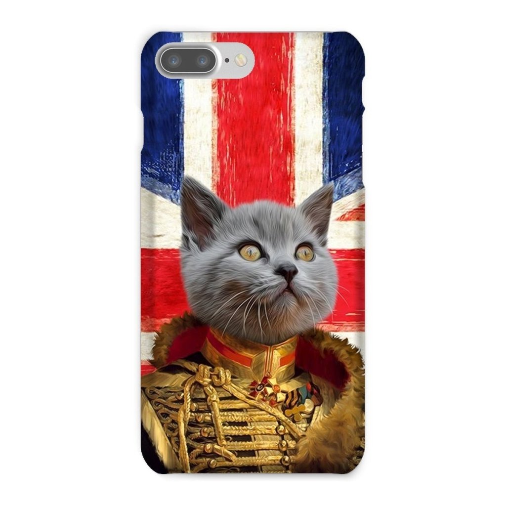 Pet Portraits | The Colonel British Flag Edition: Custom Pet Phone Case | Paw & Glory