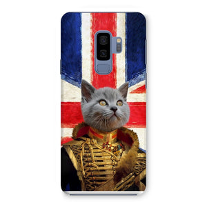 The Colonel British Flag Edition: Custom Pet Phone Case - Paw & Glory - Dog Portraits - Pet Portraits