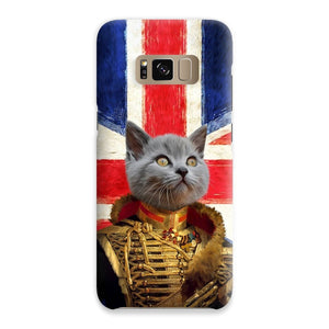 The Colonel British Flag Edition: Custom Pet Phone Case - Paw & Glory - Dog Portraits - Pet Portraits