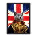 The Colonel British Flag Edition: Custom Pet Portrait