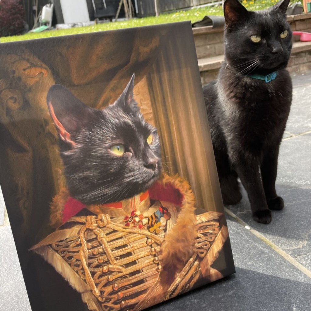 Pet Portraits | The Colonel: Custom Pet Canvas | Paw & Glory