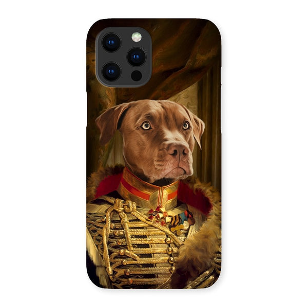 The Colonel: Custom Pet Phone Case | royal pet portrait | Paw & Glory