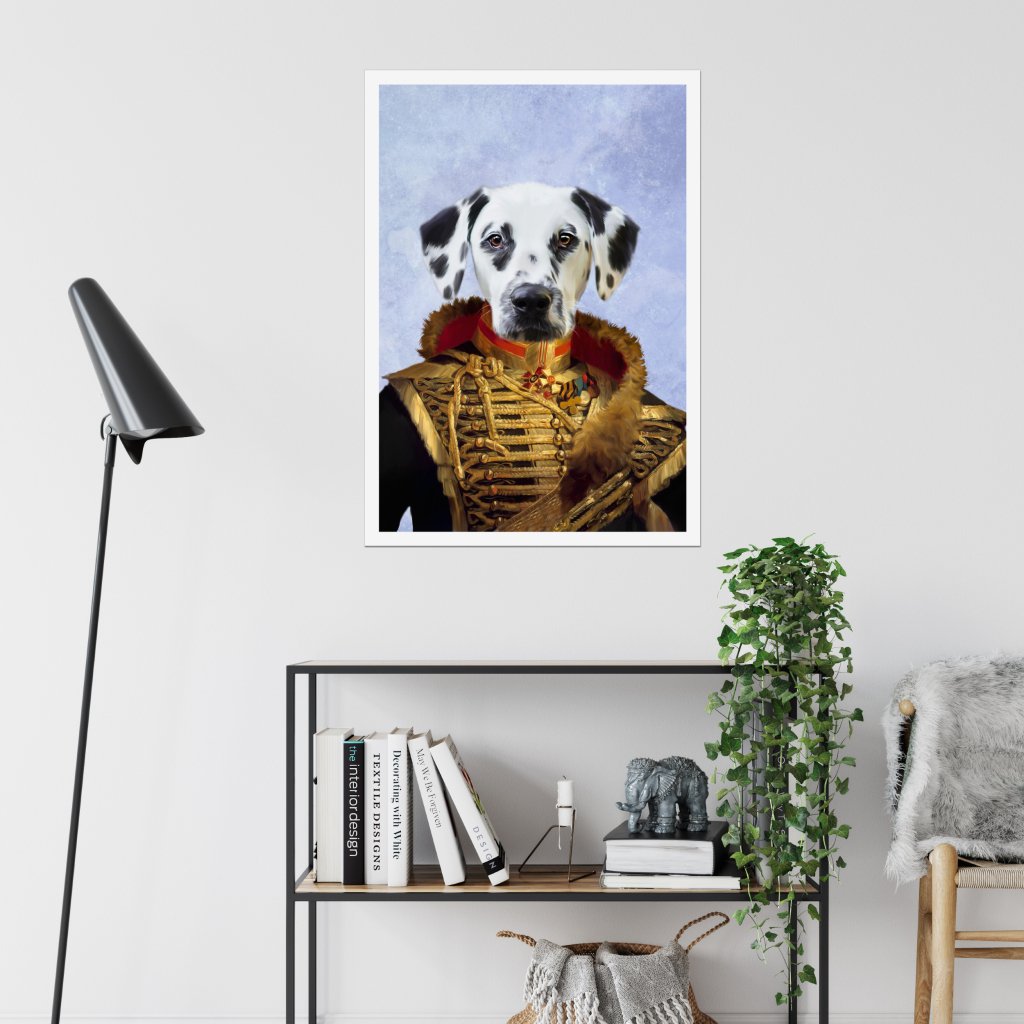 Pet Portraits | The Colonel: Custom Pet Poster | Paw & Glory