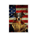 The Colonel USA Flag Edition: Custom Pet Poster