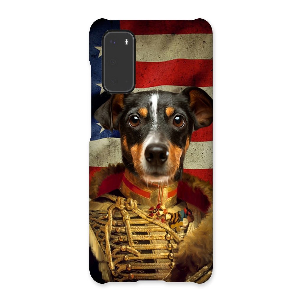 Pet Portraits | The Colonel USA Flag Edition: Custom Pet Snap Phone Case | Paw & Glory