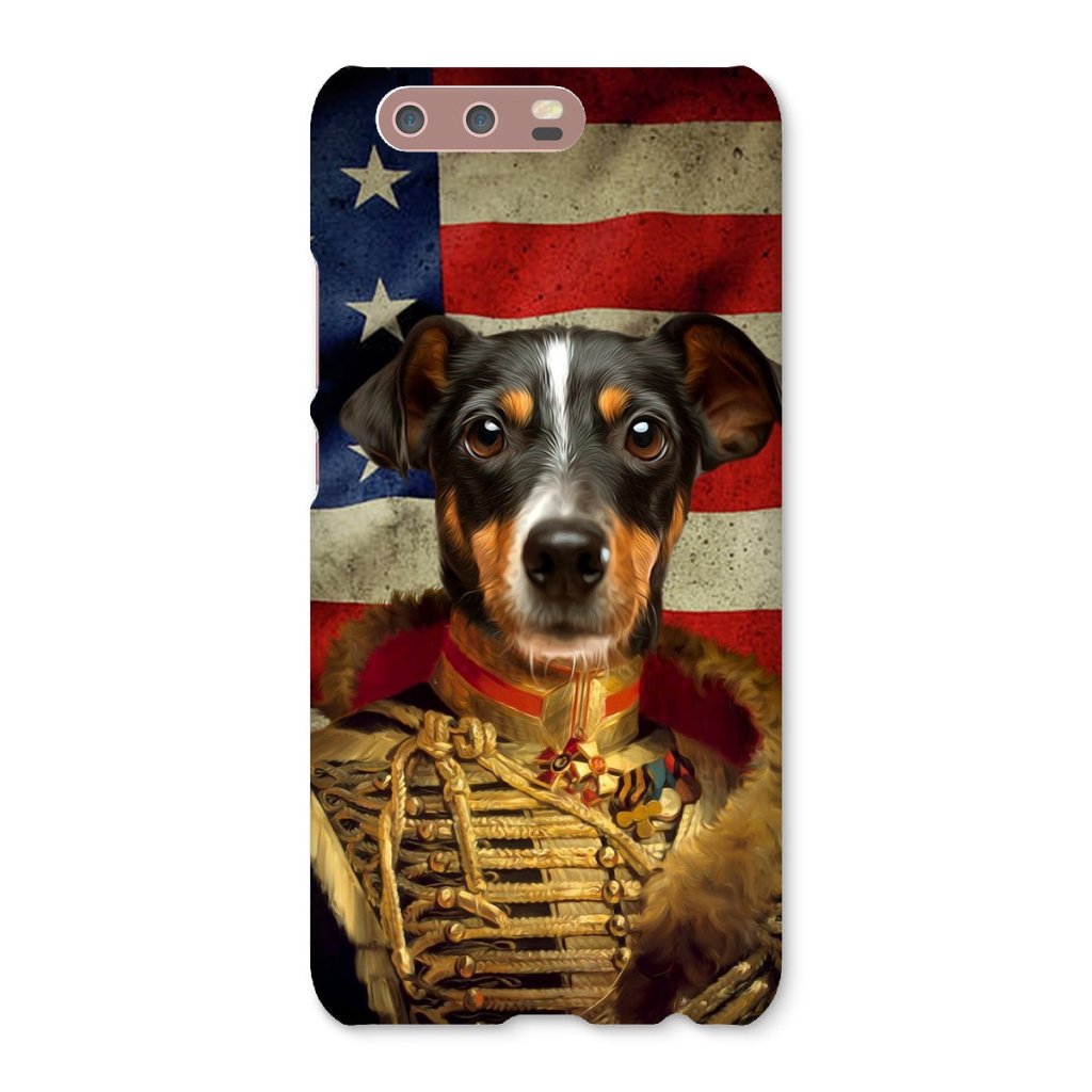 Pet Portraits | The Colonel USA Flag Edition: Custom Pet Snap Phone Case | Paw & Glory