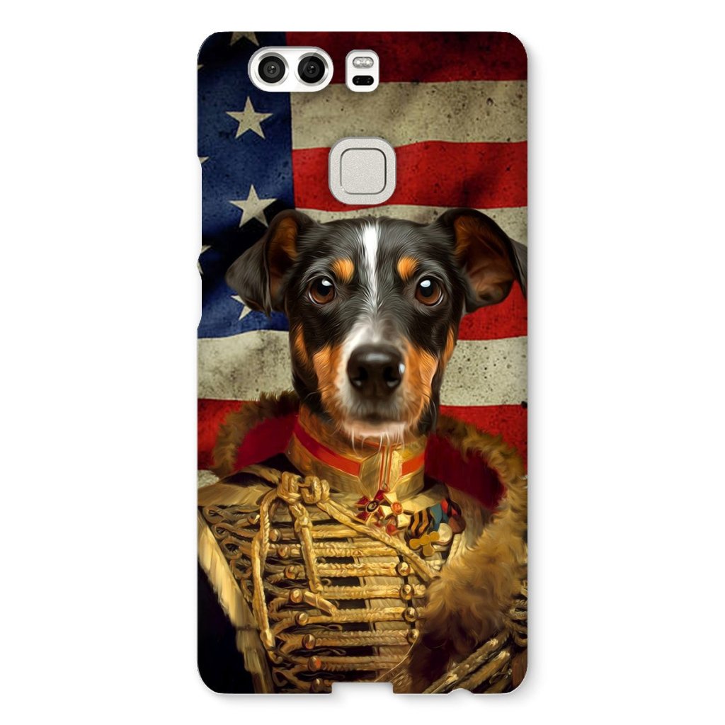 Pet Portraits | The Colonel USA Flag Edition: Custom Pet Snap Phone Case | Paw & Glory