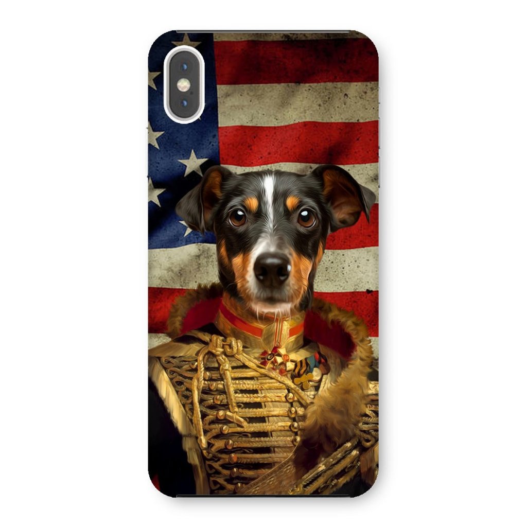 Pet Portraits | The Colonel USA Flag Edition: Custom Pet Snap Phone Case | Paw & Glory