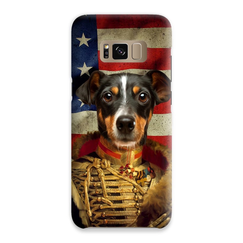 Pet Portraits | The Colonel USA Flag Edition: Custom Pet Snap Phone Case | Paw & Glory
