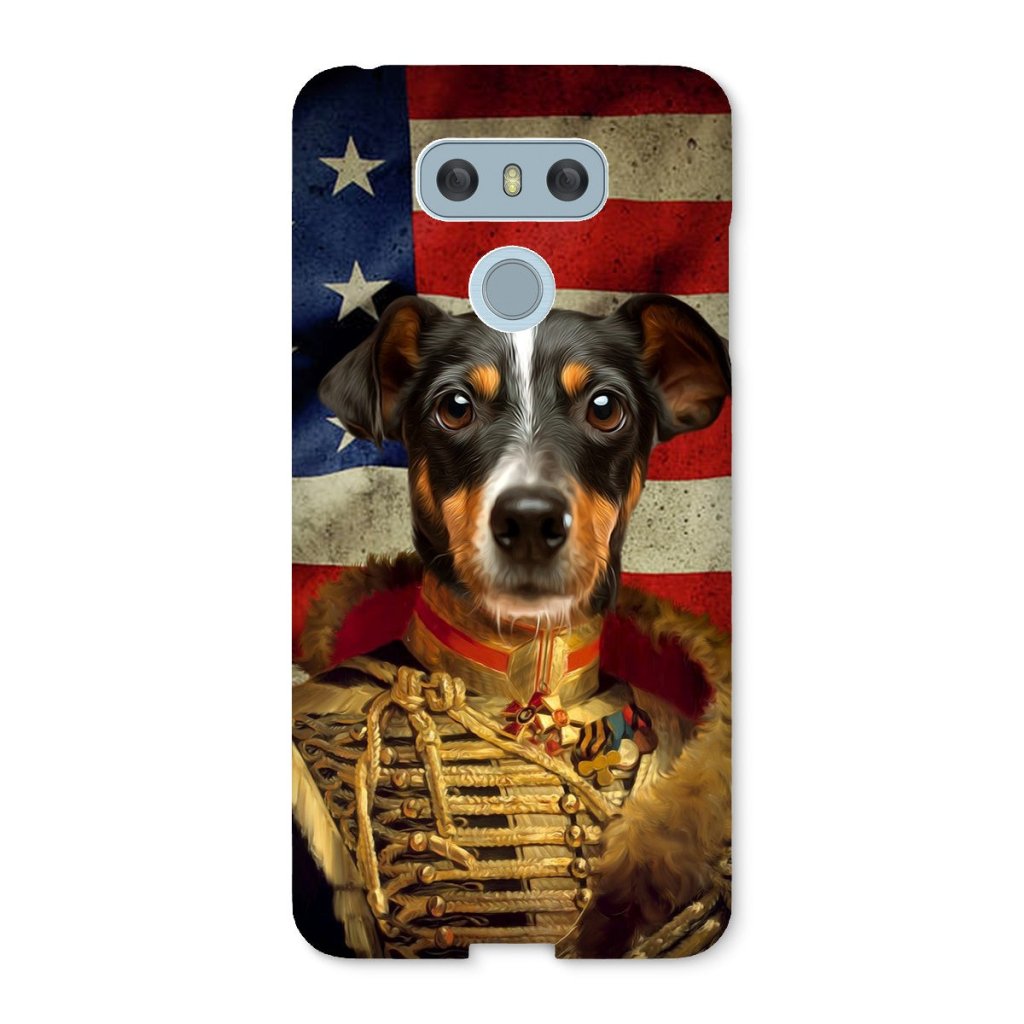 Pet Portraits | The Colonel USA Flag Edition: Custom Pet Snap Phone Case | Paw & Glory